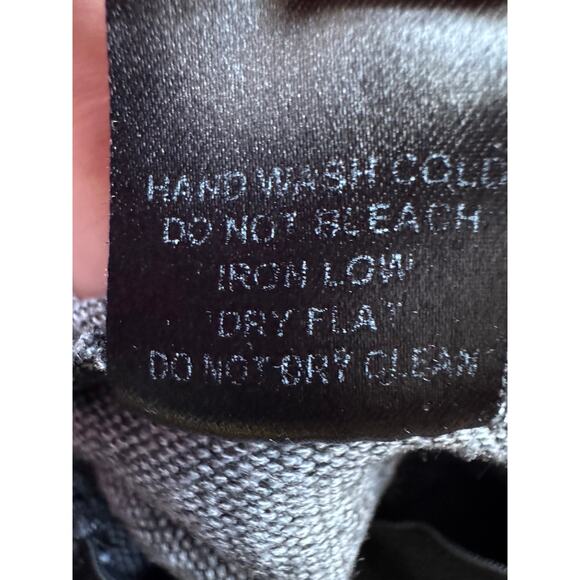 Iris Black & White Checkered Stretch Pants - Size Medium - Picture 10 of 10